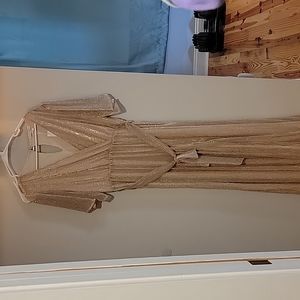 XL champagne sparkle dress